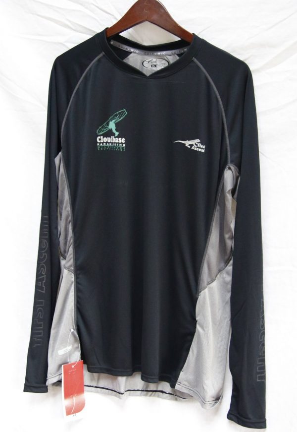A long sleeve moisture management shirt, designed to keep you comfortable in the heat of the desert.